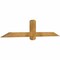 Ekena Millwork Eugene Rough Sawn Timber Gable Bracket, Western Red Cedar, 72"W x 15"H x 4"D x 4"F, 5/12 Pitch GBW072X15X0404EUG00RWR - alternate 5